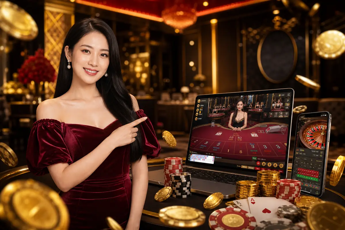 jomgowin Casino meja live dealer baccarat